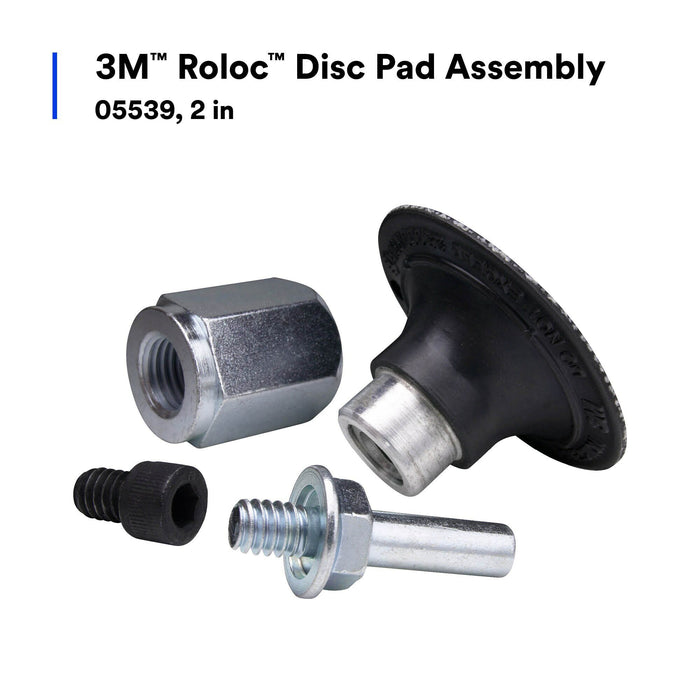 3M Roloc Disc Pad Assembly, 05539, 2 in