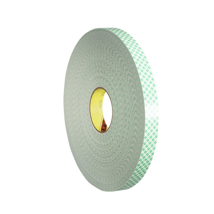 3M Double Coated Urethane Foam Tape 4032, Off White, 3/8 in x 72 yd, 31mil