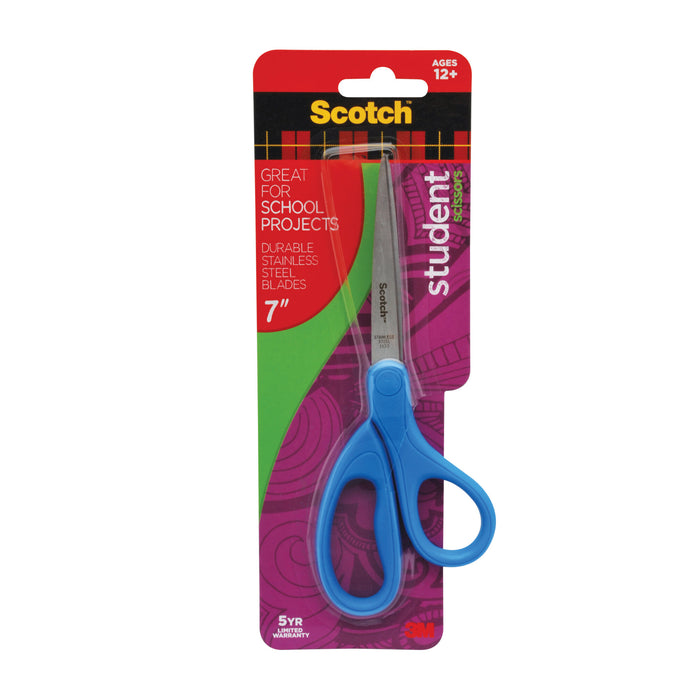 Scotch 7" Student Scissors, 1407S-MIX, 6/inner, 6 inners/case