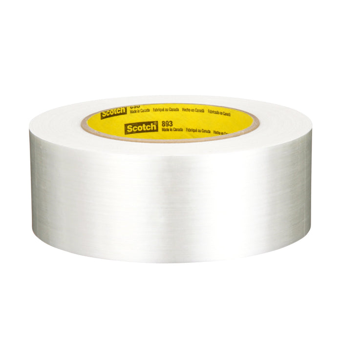 Scotch® Filament Tape 893, Clear, 48 mm x 55 m, 6 mil