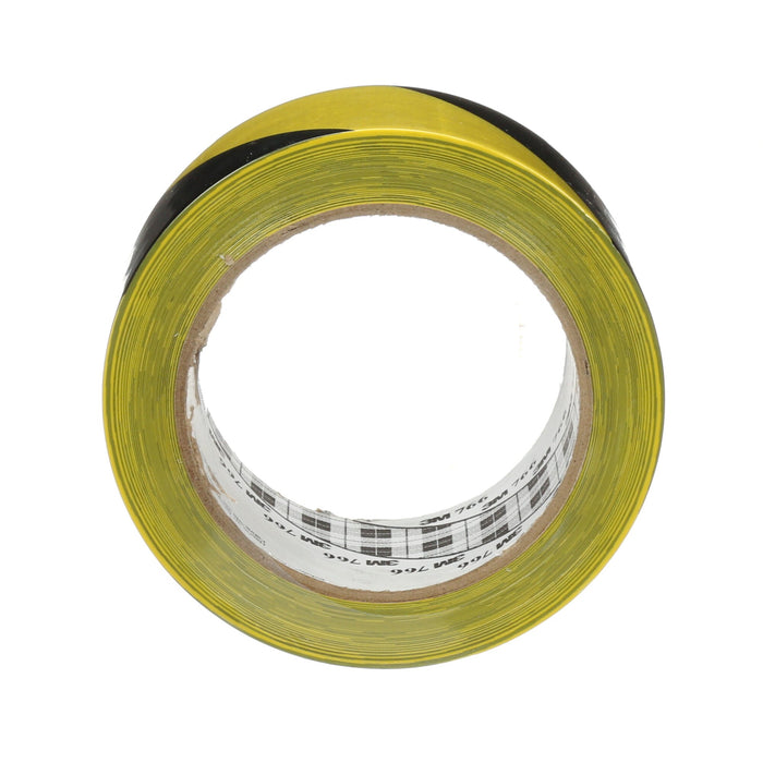 3M Safety Stripe Warning Tape 766, Black/Yellow, 2 in x 36 yd, 5 mil