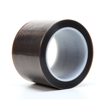 3M PTFE Film Tape 5490, Brown, 3 in x 36 yd, 3.7 mil