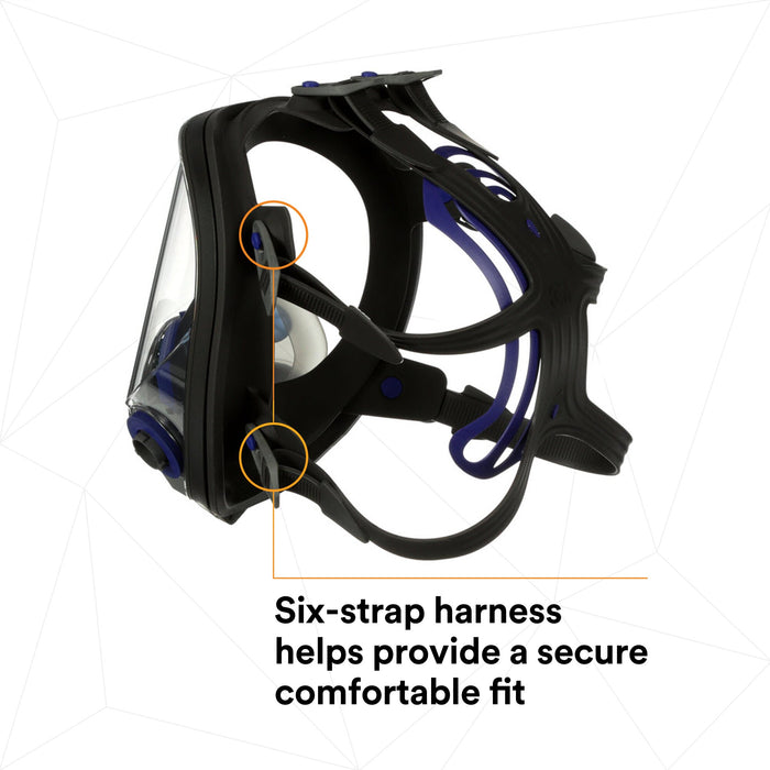 3M Ultimate FX Full Facepiece Reusable Respirator FF-401, Small 4EA/Case