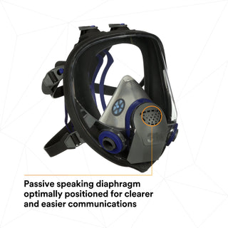 3M Ultimate FX Full Facepiece Reusable Respirator FF-401, Small