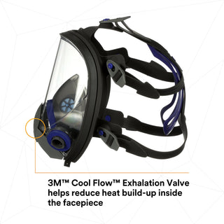 3M Ultimate FX Full Facepiece Reusable Respirator FF-401, Small