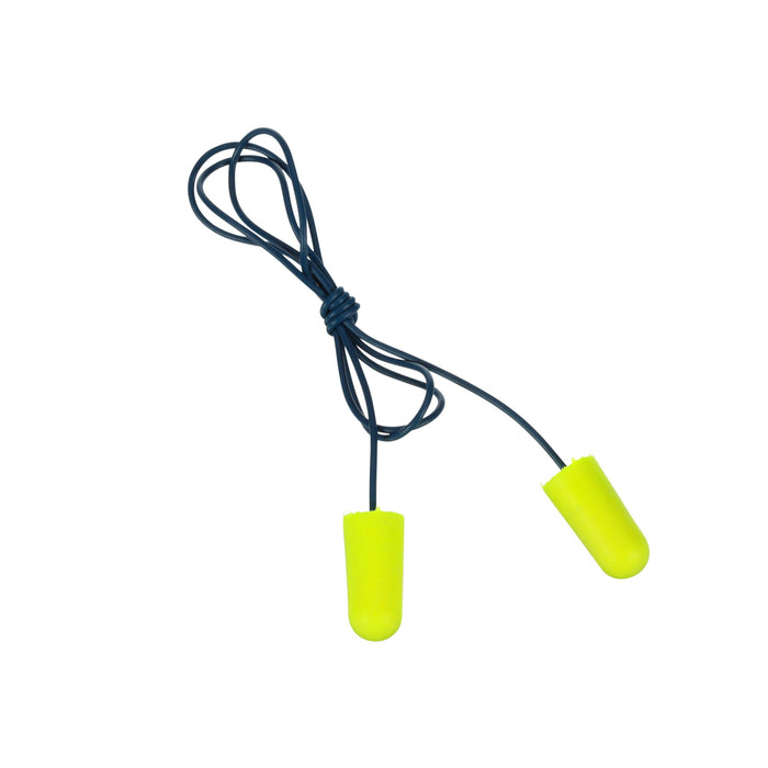 3M E-A-Rsoft Earplugs 311-4106, Metal Detectable, Corded, Poly Bag,Regular Size