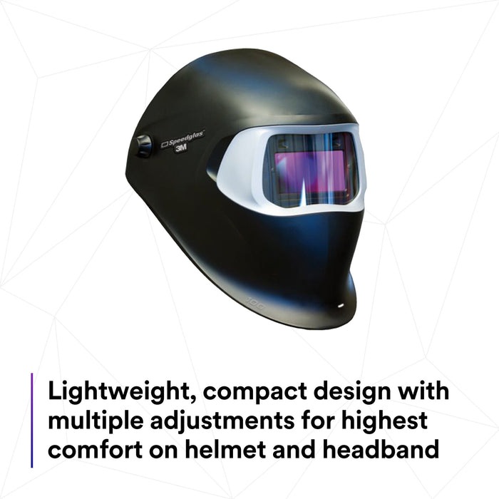 3M Speedglas 100 Welding Helmet 07-0012-31BL/37232(AAD), with ADF100V