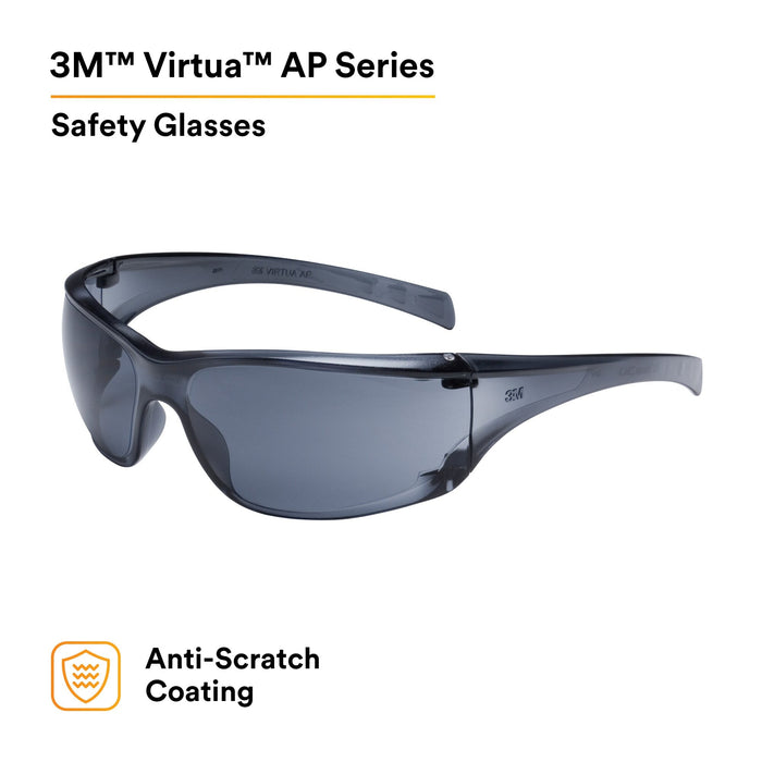 3M Virtua AP Protective Eyewear 11815-00000-20 Gray Hard Coat Lens