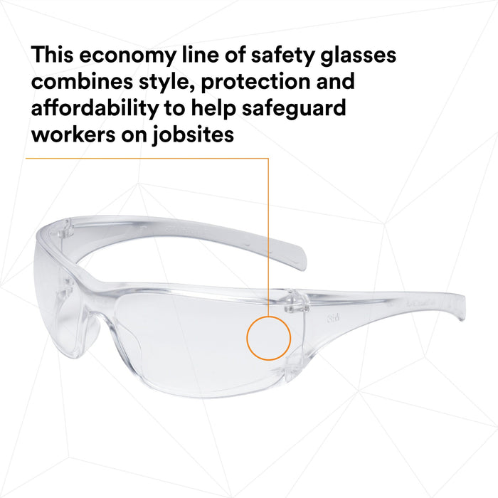 3M Virtua AP Protective Eyewear 11819-00000-20, Clear Hard Coat Lens