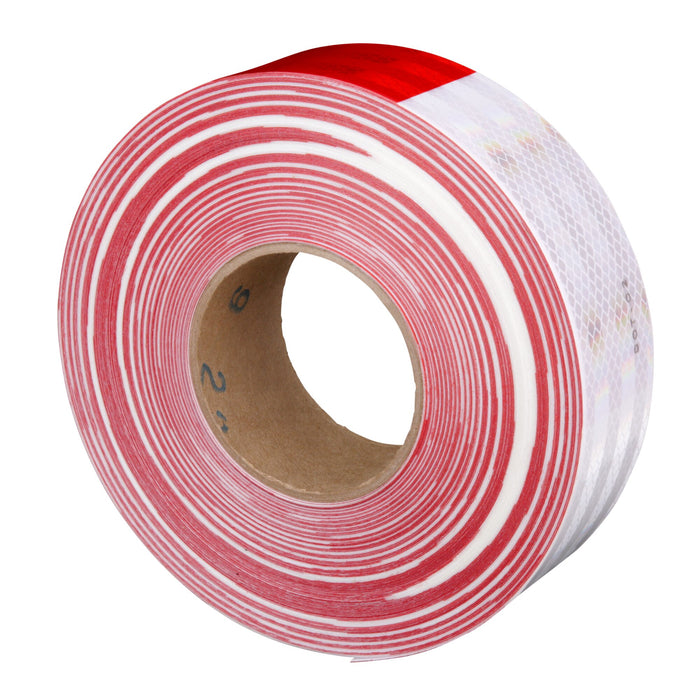 3M Diamond Grade Conspicuity Markings 983-32, Red/White, 67533, 2 in x150 ft