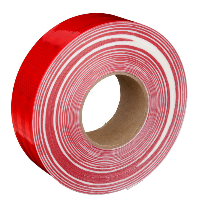 3M Diamond Grade Conspicuity Markings 983-32, Red/White, 67533, 2 in x150 ft