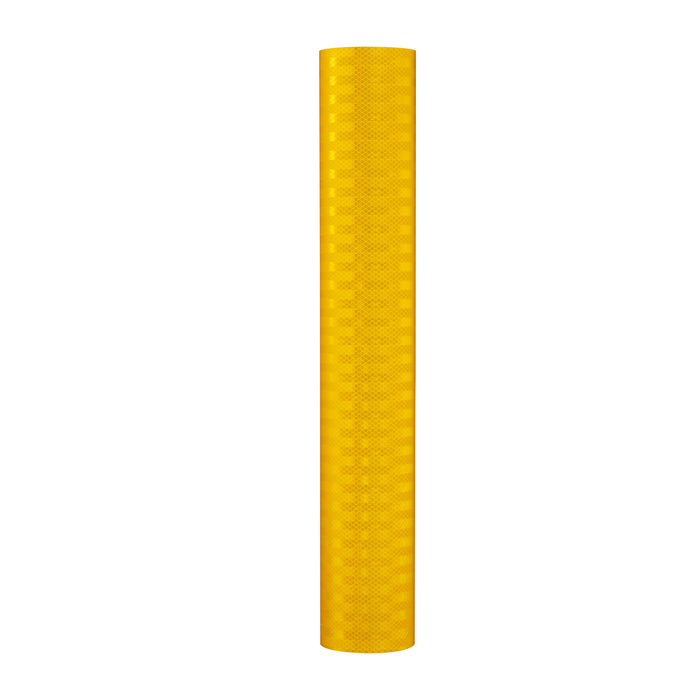 3M Engineer Grade Prismatic Reflective Sheeting 3431, Yellow, 24 in x 50 yd