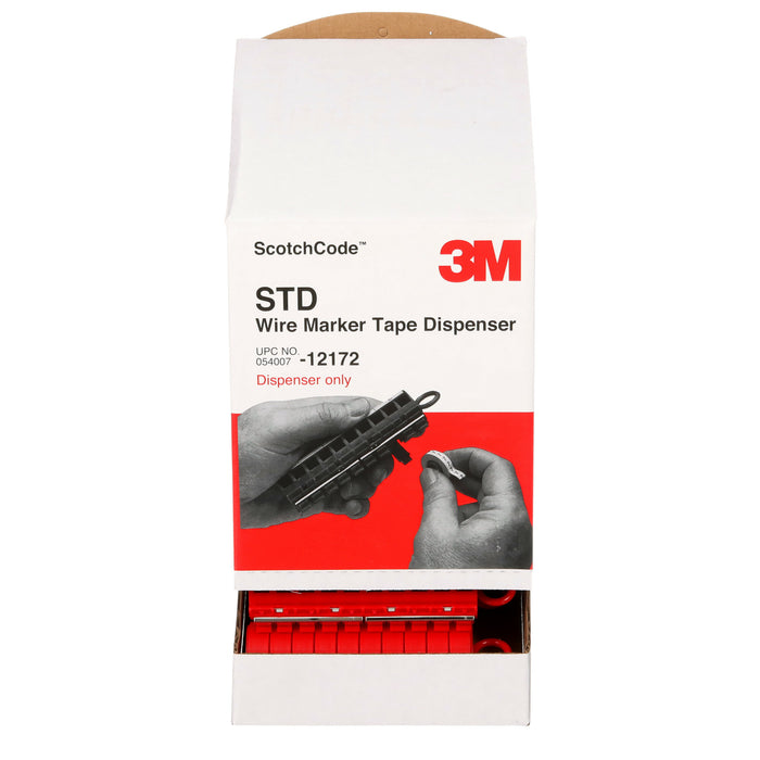 3M ScotchCode Wire Marker Tape Dispenser STD, compact design for easyhandling