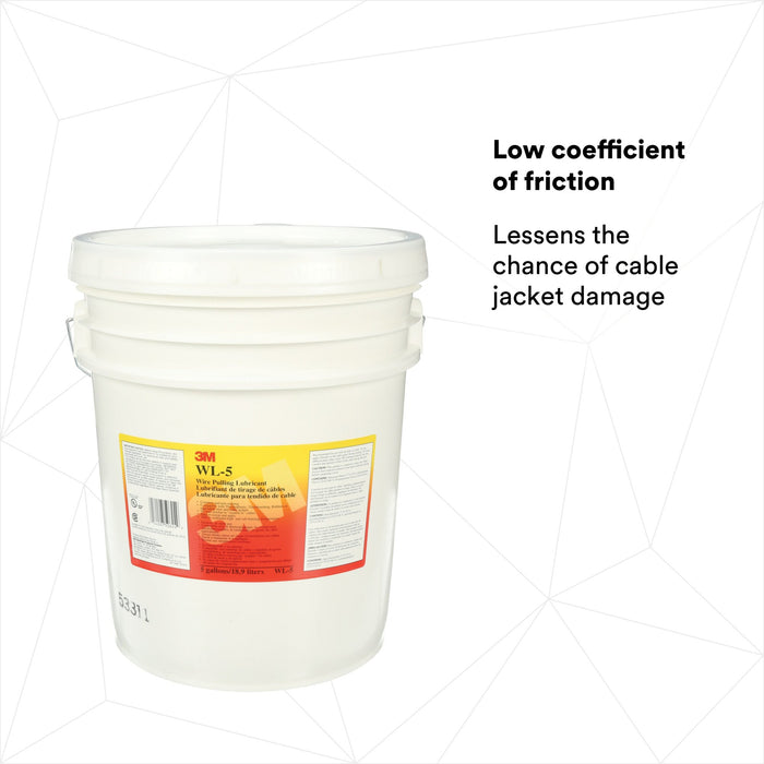 3M Wire Pulling Lubricant Gel WL-5, Five Gallons