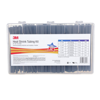 3M Heat Shrink Tubing Assorted Black Kit FP-301-Black