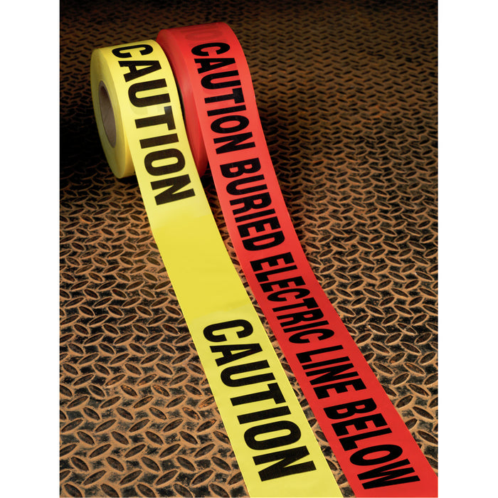 Scotch® Buried Barricade Tape 302, CAUTION BURIED ELECTRIC LINE, 3 in x1000 ft