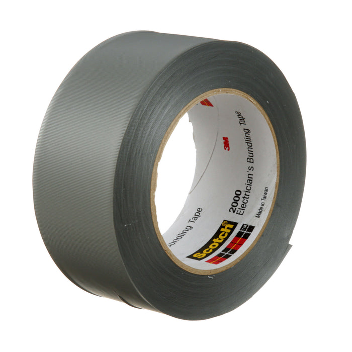 Scotch® Electricians Duct Tape 2000, 2 in x 50 yd, 12 Roll Display