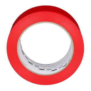 3M General Purpose Vinyl Tape 764, Red, 2 in x 36 yd, 5 mil, 24 Roll/Case