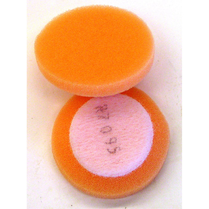 3M Finesse-it Foam Buffing Pad, 20274, 1-1/2 in, Orange Foam WhiteLoop