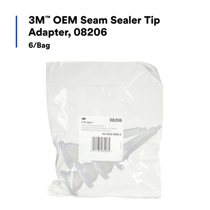 3M OEM Seam Sealer Tip Adapter, 08206, 6 per bag