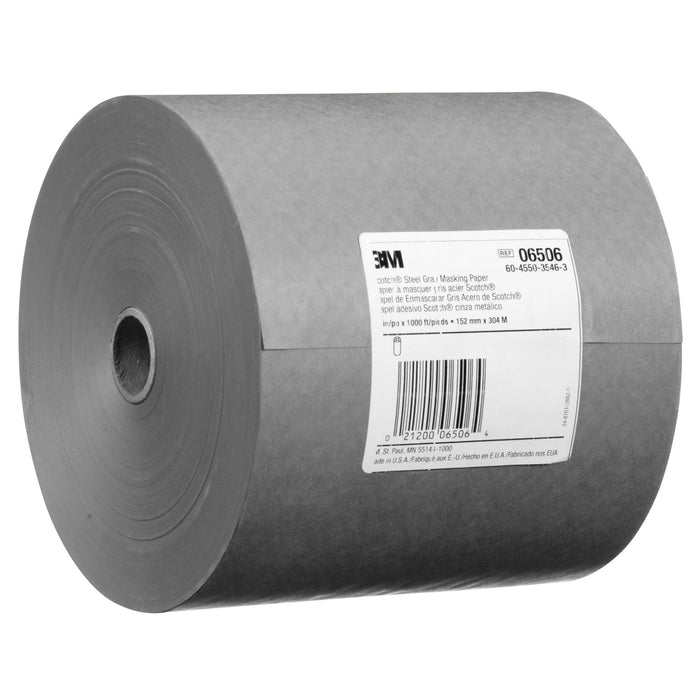 Scotch® Steel Gray Masking Paper, 06506, 6 in x 1000 ft