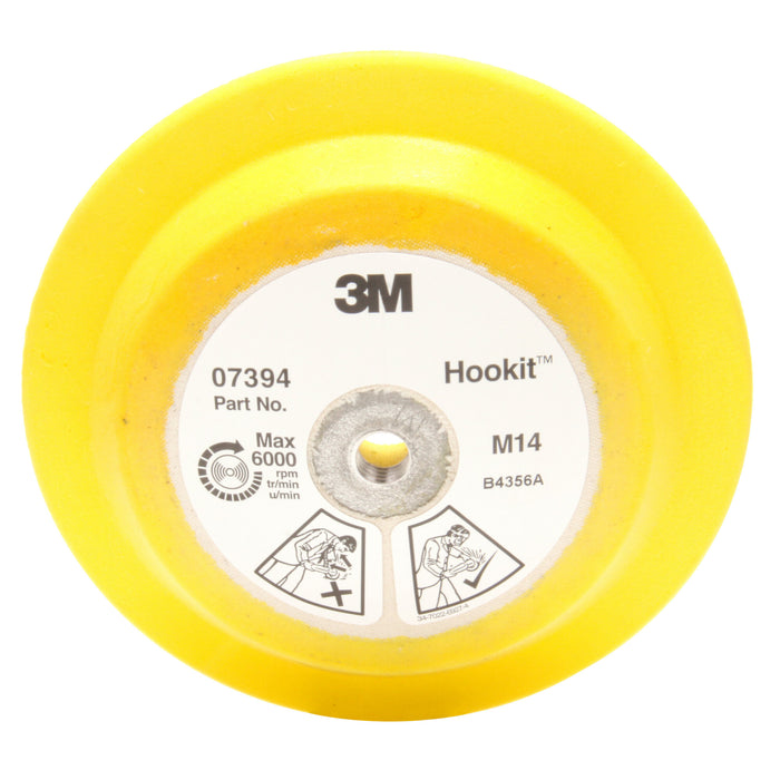 3M Hookit Disc Pad 07394, 178 mm x 25 mm M14-2.0 Internal