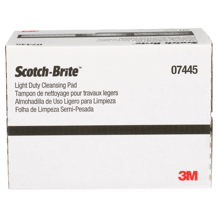 Scotch-Brite Light Cleansing Hand Pad 7445, HP-HP, Nepheline Syenite Super Fine