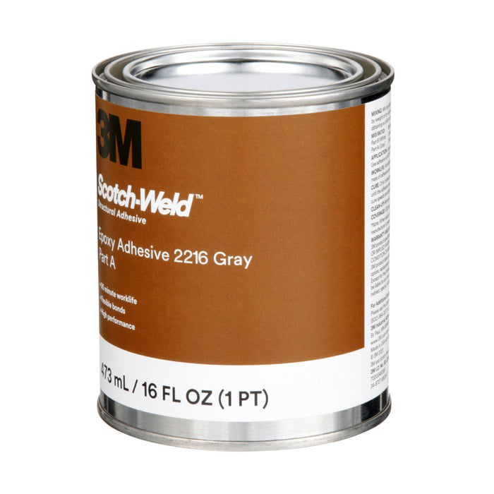3M Scotch-Weld Epoxy Adhesive 2216, Gray, Part B/A, 1 Pint