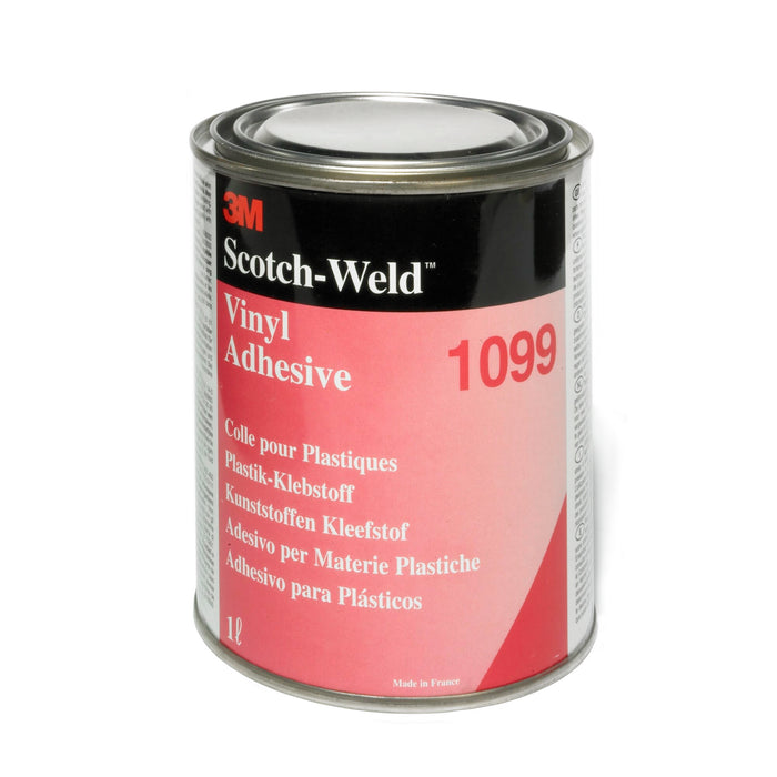 3M Industrial Plastic Adhesive 4475, Clear, 1 Quart Can