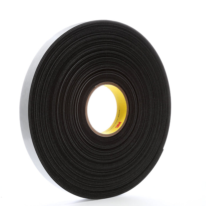 3M Vinyl Foam Tape 4516, Black, 1 in x 36 yd, 62 mil