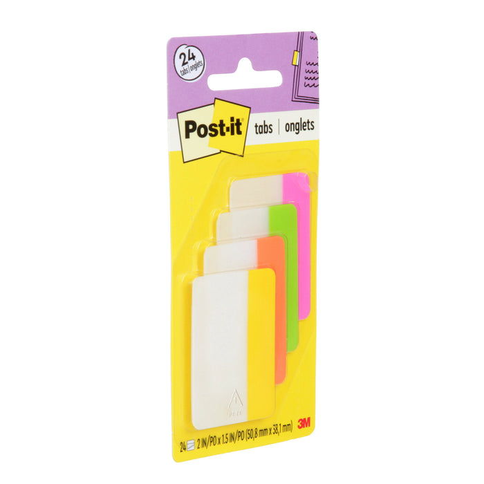 Post-it® Dividing Tabs 686-PLOY, 2 in. x 1.5 in. (50.8 mm x 38 mm)