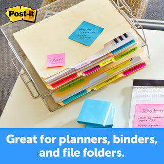 Post-it® Dividing Tabs 686-PLOY, 2 in. x 1.5 in. (50.8 mm x 38 mm)