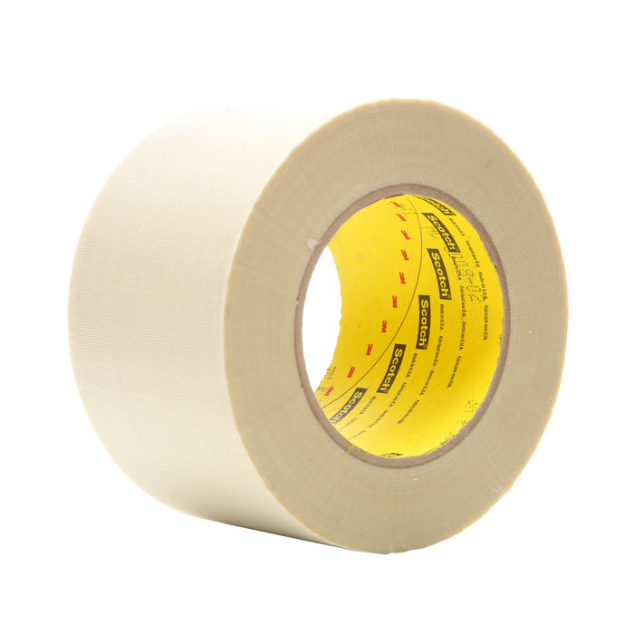 3M Glass Cloth Tape 361, White, 3 in x 60 yd, 6.4 mil, 12 rolls percase