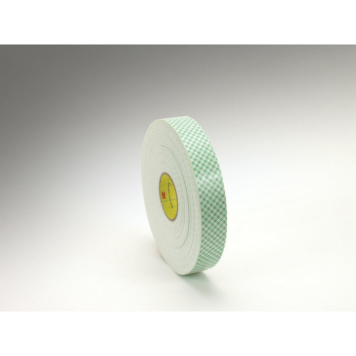 3M Double Coated Urethane Foam Tape 4016, Off White, 1/2 in x 36 yd, 62mil