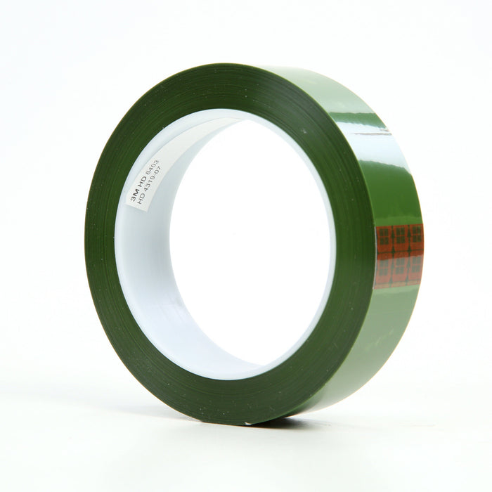 3M Polyester Tape 8403, Green, 1 in x 72 yd, 2.4 mil