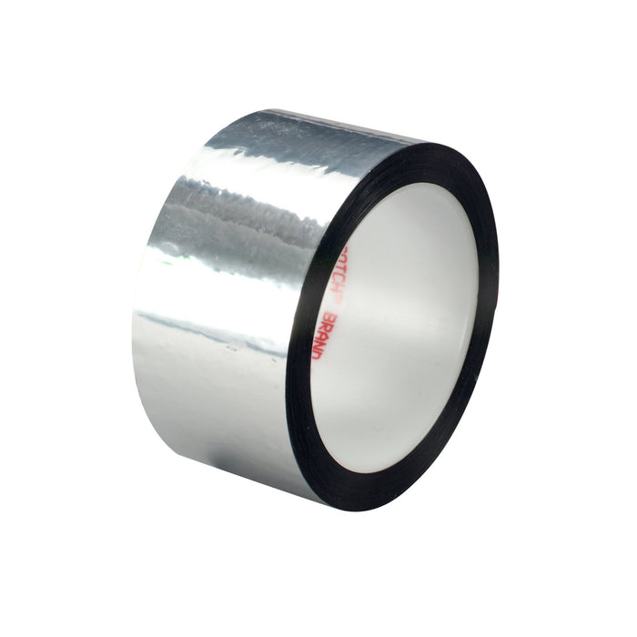 3M Polyester Film Tape 850, Silver, 1 1/2 in x 72 yd, 1.9 mil