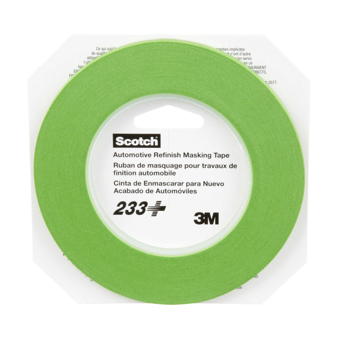 Scotch® Performance Masking Tape 233+ 26344, Green, 6 mm x 55 m