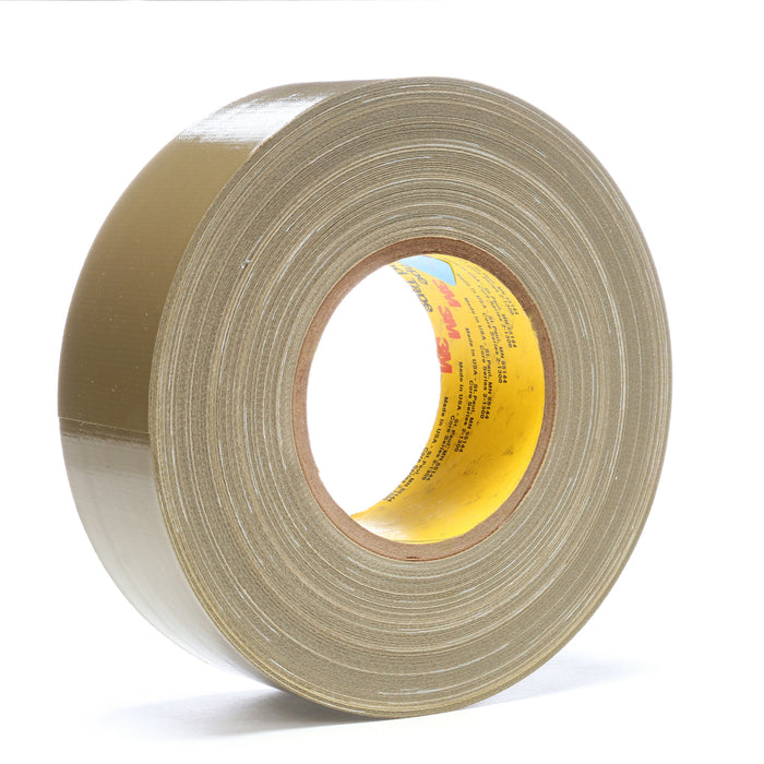 Scotch® Polyethylene Coated Cloth Tape 390, Olive, 48 mm x 54.8 m, 11.7 mil