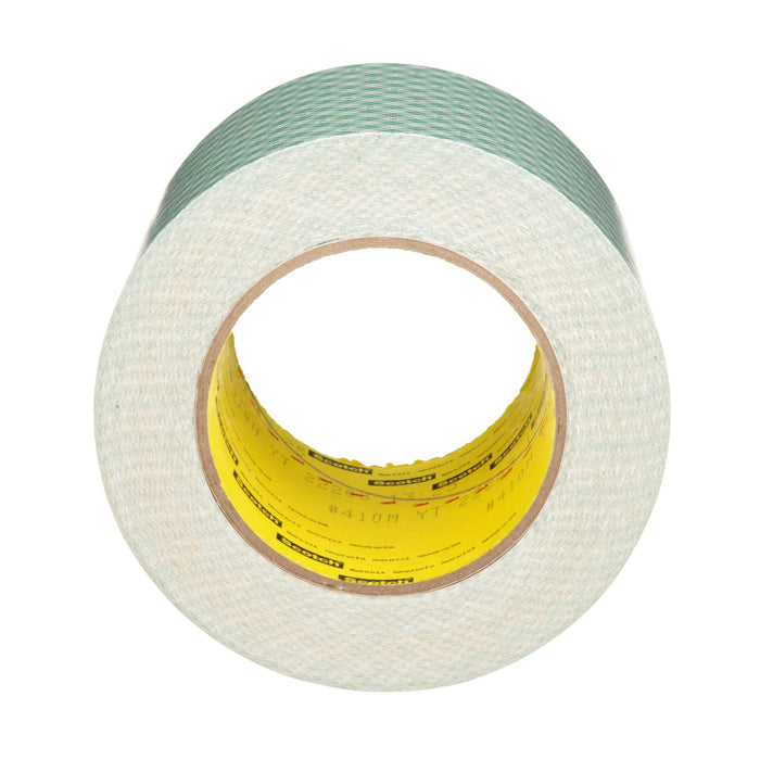 3M Double Coated Paper Tape 410M, Natural, 3 in x 36 yd, 5 mil