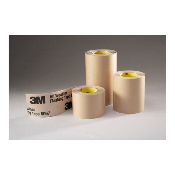 3M All Weather Flashing Tape 8067 Tan, 3 in x 75 ft, 12 per case, SlitLiner