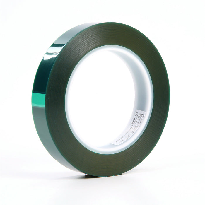 3M Polyester Tape 8992, Green, 3/4 in x 72 yd, 3.2 mil, 48 rolls percase