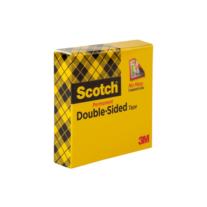 Scotch® Double Sided Tape 665, 3/4 in x 1296 in, Boxed
