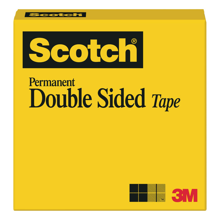 Scotch® Double Sided Tape 665, 1/2 in x 1296 in Boxed