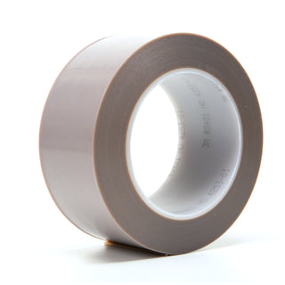 3M PTFE Film Tape 5481, Gray, 1 in x 36 yd 6.8 mil