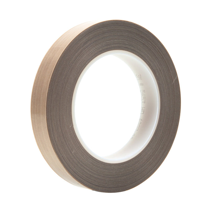 3M PTFE Glass Cloth Tape 5453, Brown, 3/4 in x 36 yd, 8.2 mil