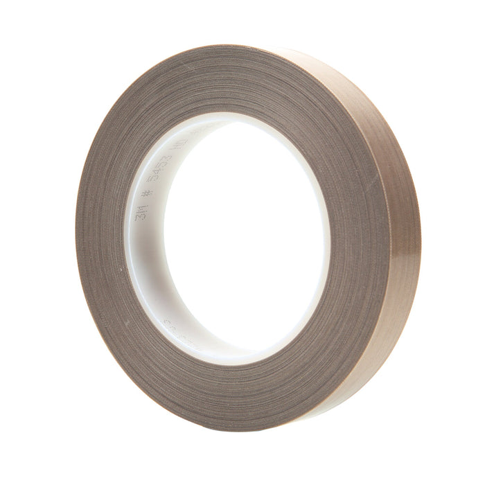3M PTFE Glass Cloth Tape 5453, Brown, 3/4 in x 36 yd, 8.2 mil