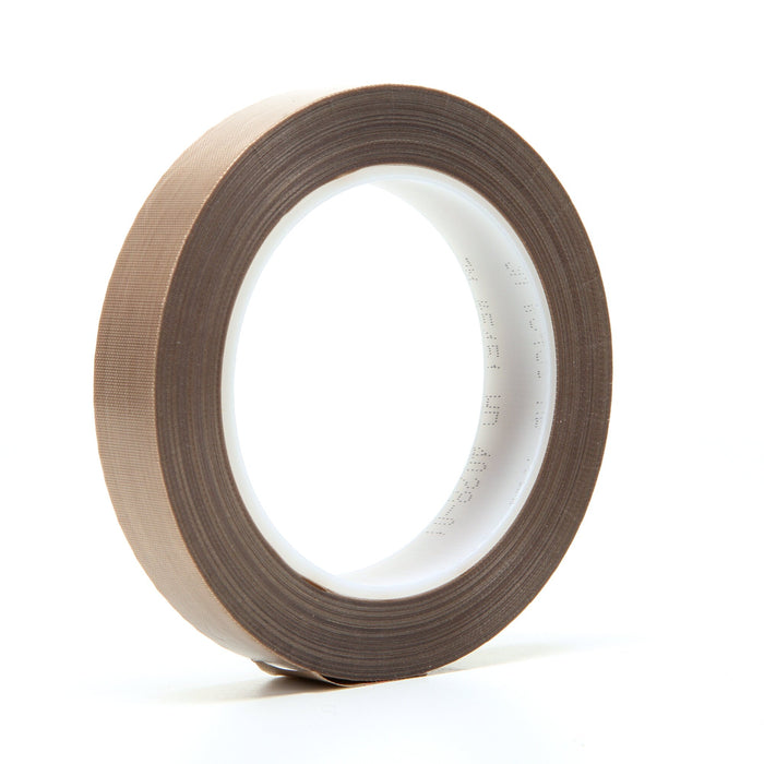 3M PTFE Glass Cloth Tape 5451, Brown, 3/4 in x 36 yd, 5.6 mil