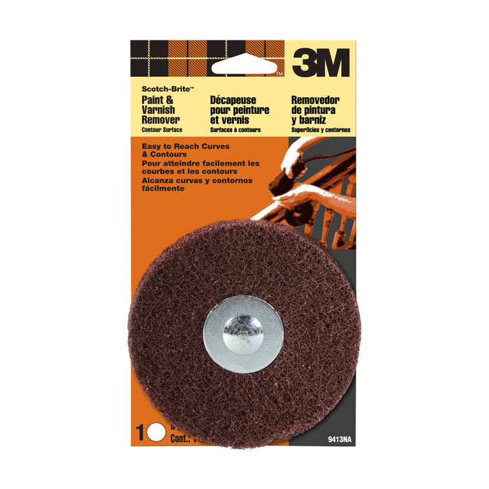 3M Scotch-Brite Contour Surface Paint and Varnish Remover 9413NA