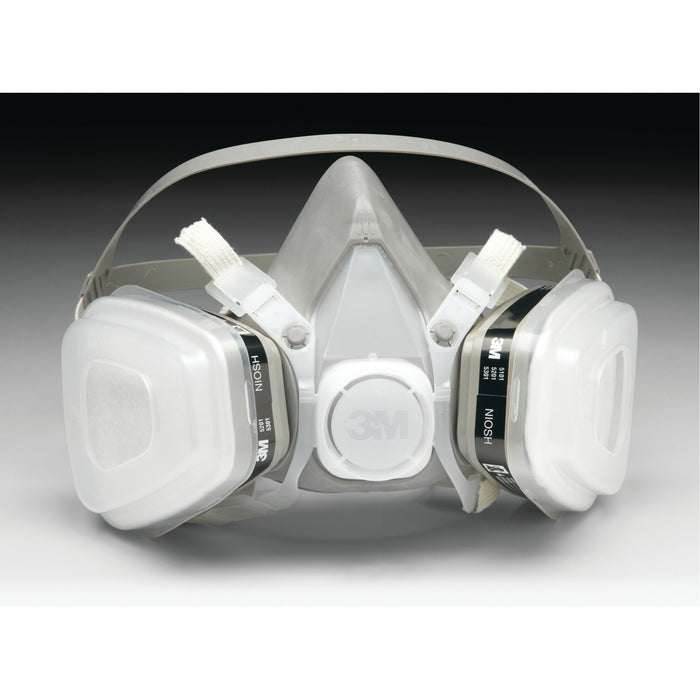 3M Half Facepiece Disposable Respirator Assembly 51P71, Organic Vapor,P95