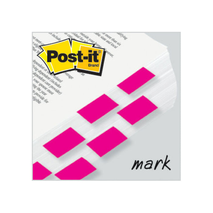 Post-it® Flags 680-BP2, 1 in. x 1.7 in. (2.54 cm x 4.31 cm) Bright Pink,2-pk